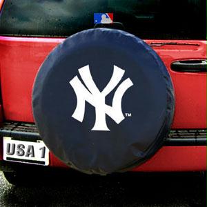 New York Yankees MLB Spare Tire Cover by Fremont Die Black