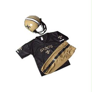 Nfl Teams - New Orleans St.s Youth NFL Team Helmet And Uniform Set By Franklin Sports Medium