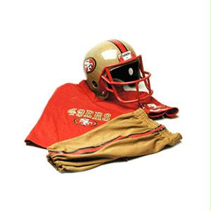 Sports Teams - San Francisco 49ers Youth NFL Team Helmet And Uniform Set By Franklin Sports Medium