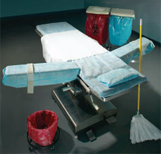 MEDLINE INDUSTRIES DYKQSUITEB QuickSuite O.R. Clean Up Kits - Rayon Mop Head - QuickSuite Basic Clean-Up Kit Contains All of the Above Plus our #12 Rayon Mop