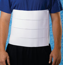 MEDLINE INDUSTRIES ORT21310SM ABDOMINAL BINDER 12 Inch PREMIUM LATEX FREE ELASTIC MATERIAL. ABDOMINAL POSTNATAL OR POST SURGICAL APPLICATION. HOOK AND LOOP CLOS