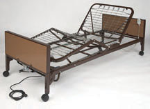 Electric Beds - MEDLINE INDUSTRIES MDR107002L SEMI-ELECTRIC SPLIT-SPRING BED LIGHTWEIGHTWEIGHT CAPACITY 450 LBS