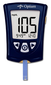 MEDISENSE INC 99135-36 Optium Blood Glucose System - Optium Glucose Test Strips 100 ea bx - 1 Box