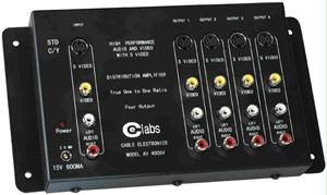 CE LABS AV 400SV Prograde SVideo Distribution Amplifier AV 400SV