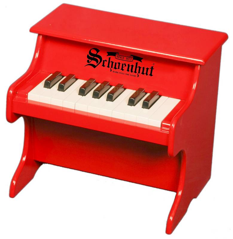 Schoenhut Toy Piano 1822R 18 key Red My First Piano