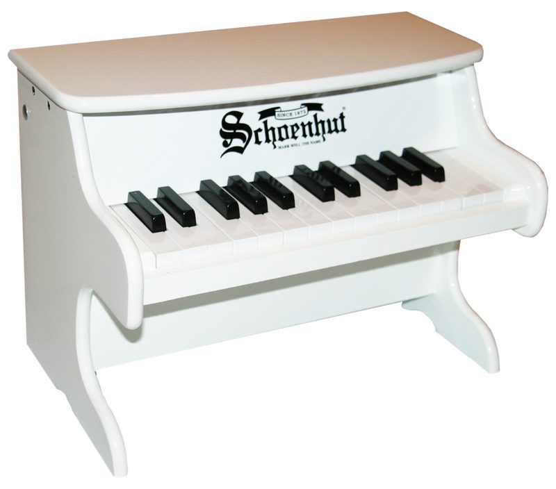 Schoenhut Toy Piano 2522W 25key White My First Piano II