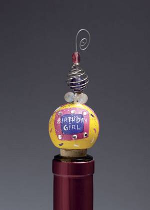 Santa Barbara WS-5510F Lolita Wine Bottle Stoppers, 

Birthday Girl