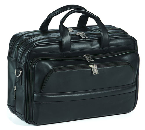 Clava 1171 Professional Laptop Briefcase - Vachetta Black