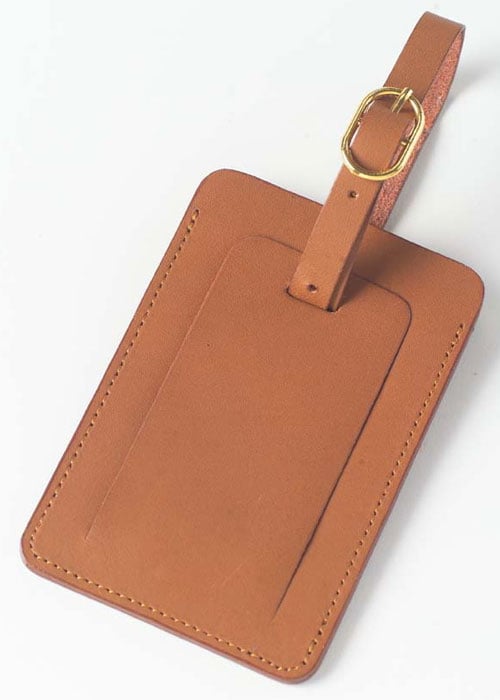 UPC 879588000135 product image for Clava 00-2288 Luggage Tag - Bridle Tan | upcitemdb.com