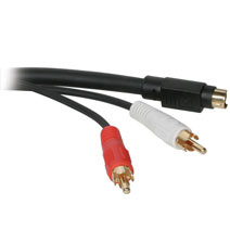 02310 12ft VALUE SERIES S-VIDEO- RCA AUDIO CABLE