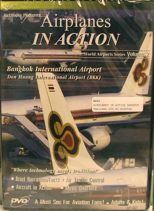 Daron Worldwide Trading AD01 Airplanes In Action Bangkok Thailand DVD 80 Minutes
