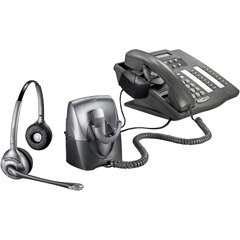 Plantronics CS-351N/HL-10 Supra Plus Wireless Monaural Headset with Noise Canceling Microphone