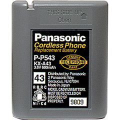Panasonic HHR-P543A/1B Replacement Battery for Panasonic