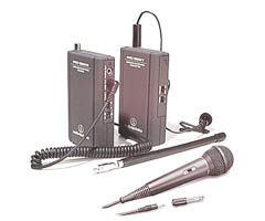 Audio Technica ATR288W Professional VHF Wireless Lavaliere and HandHeld Camcorder Microphone System