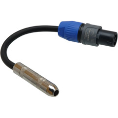 Hosa GSK-116 1/4 Female to Speakon Adapter