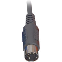Hosa MID-310BK Standard MIDI Cable With Molded Plugs