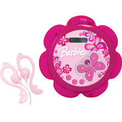 Barbie Cd Player - Emerson BAR100 Barbie Tune Blossom Personal CD Player