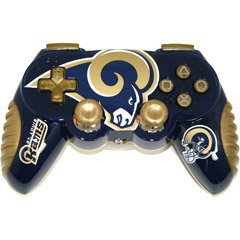 Mad Catz NFL-STL082461/04/1 Officially Licensed St. Louis Rams NFL Wireless PS2 Controller