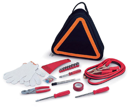 Picnic Time Emergency Road Kit - Black 699-00-179