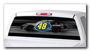 Adrians NASCAR Window Banner - Jimmy Johnson WB0148