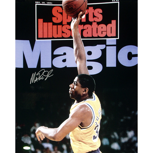 Steiner Sports Magic Johnson Autographed Sports Illustrated Cover 11/18/91 JOHNPHS016023