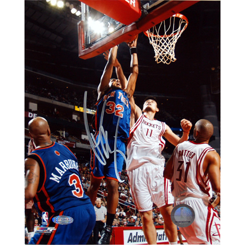 Basketball - Steiner Sports BALKPHS016001 Renaldo Balkman Autographed Dunk Vs The Rockets 16x20 Photograph