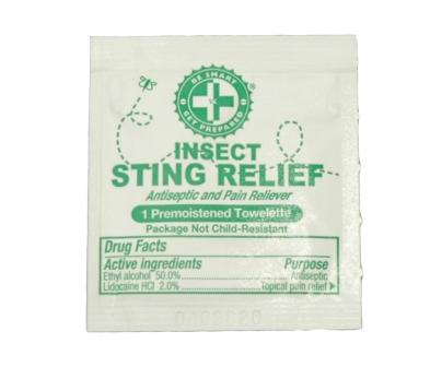 Guardian FASR 100 Sting Relief Prep Pads