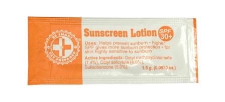 Sunscreen - Guardian FASL 100 Sunscreen Lotion Packets
