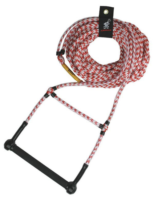 Airhead AHSR-2 Water Ski Rope Deluxe 75 ft. Deep V Finger Guards