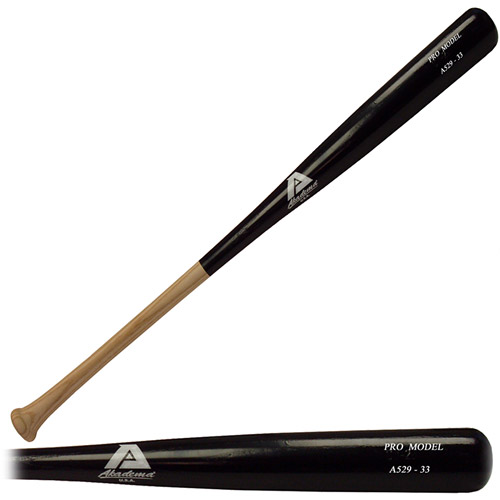 Professional Baseball Bats - Akadema A529-33 Akadema A529-33 Elite Professional Grade Adult Amish Wood Baseball Bat 33 Inch