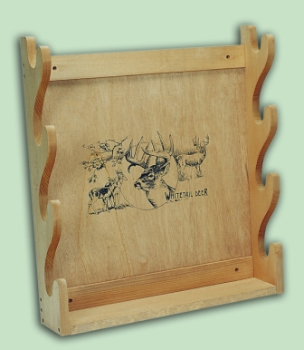 Evans Sports TC26-94 Gun Rack - Whitetail Collage Imprint