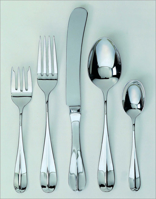 079914-62005-5 Classic English 5 Piece Place Setting -18-10 Stainless - Mirror Finish