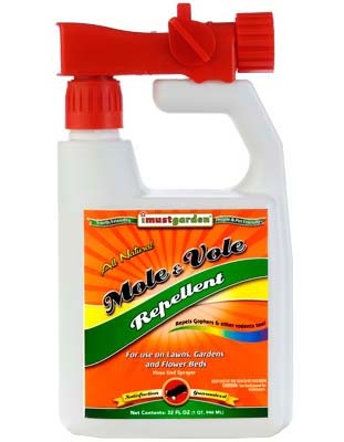 I Must Garden MVH32 Mole and Vole Repellent - 32oz Hose End Sprayer I Must Garden MVH32 Mole and Vole Repellent - 32oz Hose End Sprayer