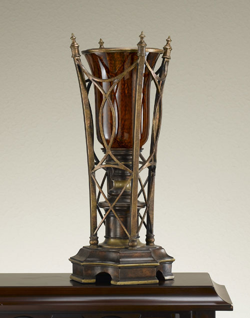 Bronze Lamp - Murray Feiss 9485CPBZ Copper Mine Copper Bronze (Si) Table Torchiere
