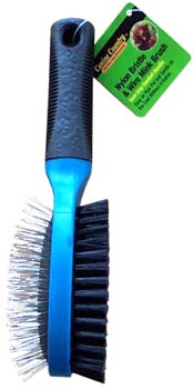 American Leather AL19743 Combo Nylon Bristle and Wire Mink Brush