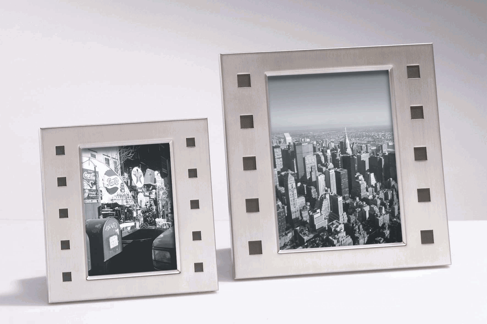 22731 Ecco Photo Frame F.5.12x7.09 Inch Stainless Steel