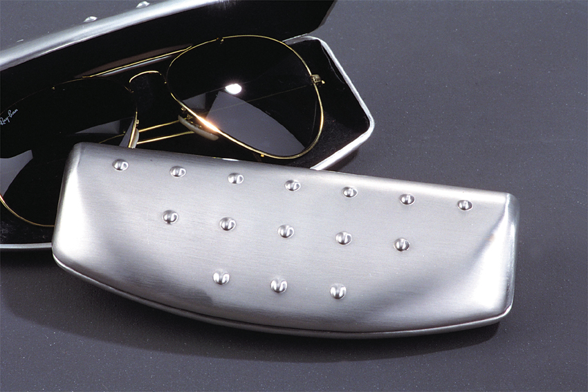 40614 Vedo Glasses Case Stainless Steel