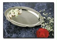 Kt404s Hors D'oeuvres Oval No Polish Serving Tray
