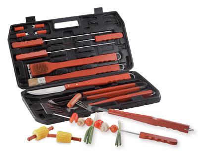 What sets this Chefmaster 18pc Barbecue Set apart from other sets are all the unique piece KTBQ19