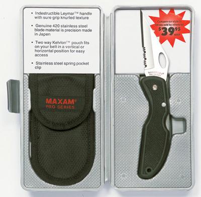 Maxam Pro Series Worlds Finest Knives SKMX103