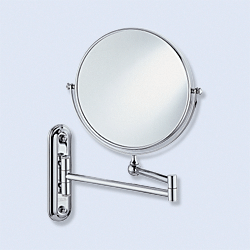 Chrome Wall Mirrors - Better Living Bath Boutique 15201 Valet 8 Inch Vanity Mirror With Wall Mount Chrome Finish On Solid Brass