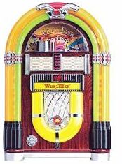 Crosley Radio WR18 Wurlitzer Mini Bubbler Jukebox