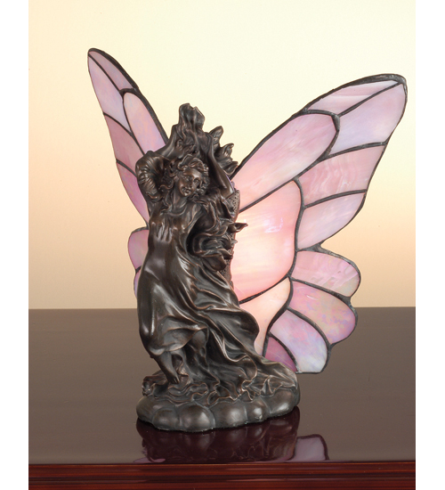 Accent Lamps - Meyda Tiffany 50427 8 Inch H X 8 Inch W X 5 Inch D Drifting Fairy Accent Lamp