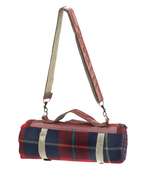 Picnic Gift 5010 Red Tartan Spark Fleece Blanket... by Picnic Gift