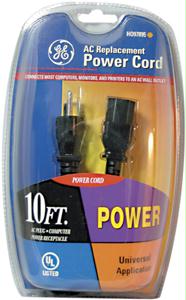 GE HO97895 Computer Power Cord HO97895