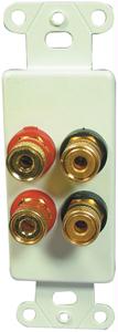 OEM SYSTEMS IWM-4BPG 5-Way Binding Posts 4 connector plates IWM-4BPG