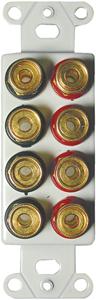 OEM SYSTEMS IWM-8BPG 5-Way Binding Posts 8 connector plates IWM-8BPG