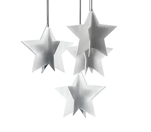 Blomus 65319 HOLIO Set of 4 Star Christmas Ornaments