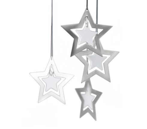 Blomus 65323 HOLIO Set of 4 Star Christmas Ornaments