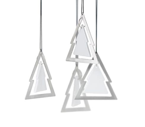 Blomus 65324 HOLIO Set of 4 Tree Christmas Ornaments